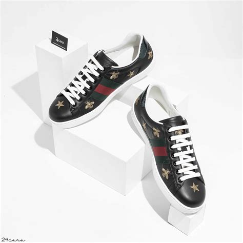 gucci bee & star shell bomber|gucci ace bee embroidered.